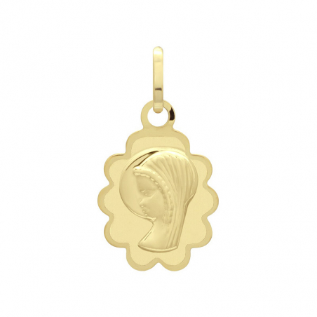 Collier médaille femme: collier médaille or & argent, médailles - edora - medailles - edora - 1