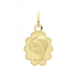 Médaille vierge or 750/1000 jaune - medailles - edora - 0