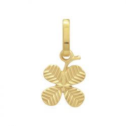 Pendentif trèfle edora or 375/1000 - pendentifs - edora - 0