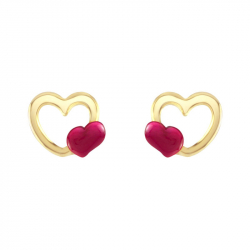 Boucles d’oreilles or 18 carats homme, femme: bijoux or 18 carats (2) - puces - edora - 2