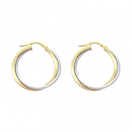 Boucles d'oreilles par matiere - creoles - edora - 1