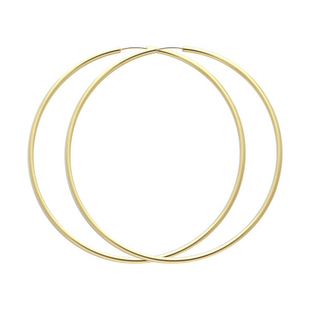 Boucles d'oreilles par matiere - creoles - edora - 1