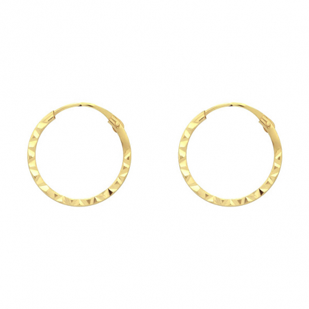 Creoles enfant: boucles d’oreilles creoles or & argent enfant - creoles - edora - 1