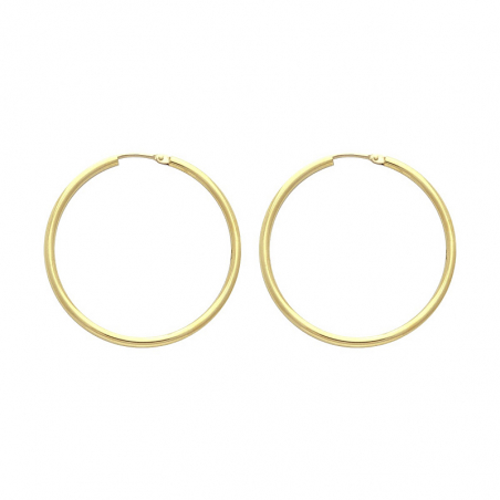 Boucles d'oreilles par matiere - creoles - edora - 1