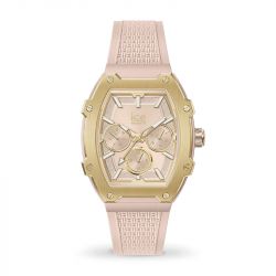 Montre femme ice watch boliday creamy nude silicone rose - analogiques - edora - 0