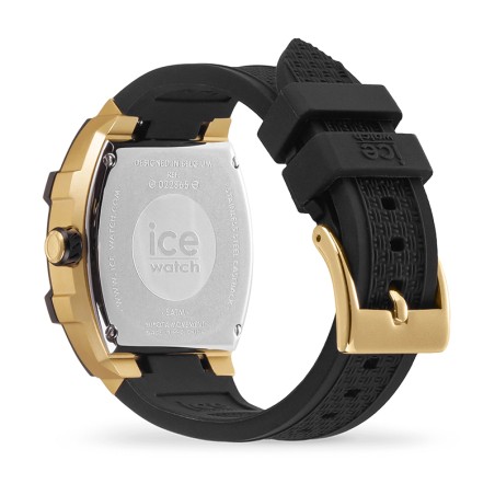 Montre femme ice watch boliday black gold silicone noir – analogiques