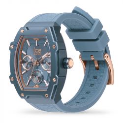 Montre femme ice watch boliday horizon blue silicone bleu - analogiques - edora - 1