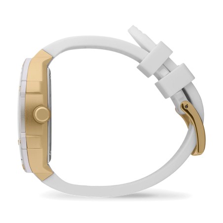 Montre femme ice watch boliday white gold​​​​​​​ silicone blanc – analogiques