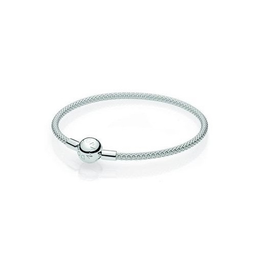 Bracelet Femme PANDORA MAILLE TISSÉE 21 CM Argent 925/1000