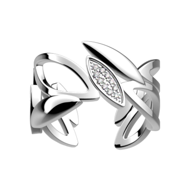 Bague femme les cadettes arbre de vie laiton argenté - plus-de-bagues-femmes - edora