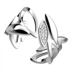 Bague femme les cadettes arbre de vie laiton argenté - plus-de-bagues-femmes - edora - 1