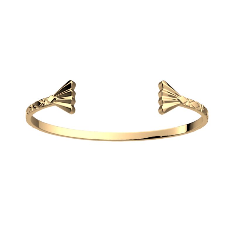 Jonc femme les cadettes Éventail laiton doré - joncs - edora