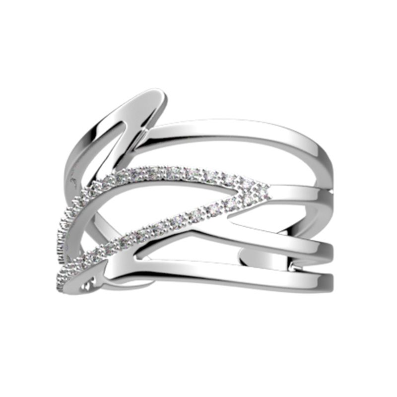 Bague femme les cadettes perroquet laiton argenté - plus-de-bagues-femmes - edora