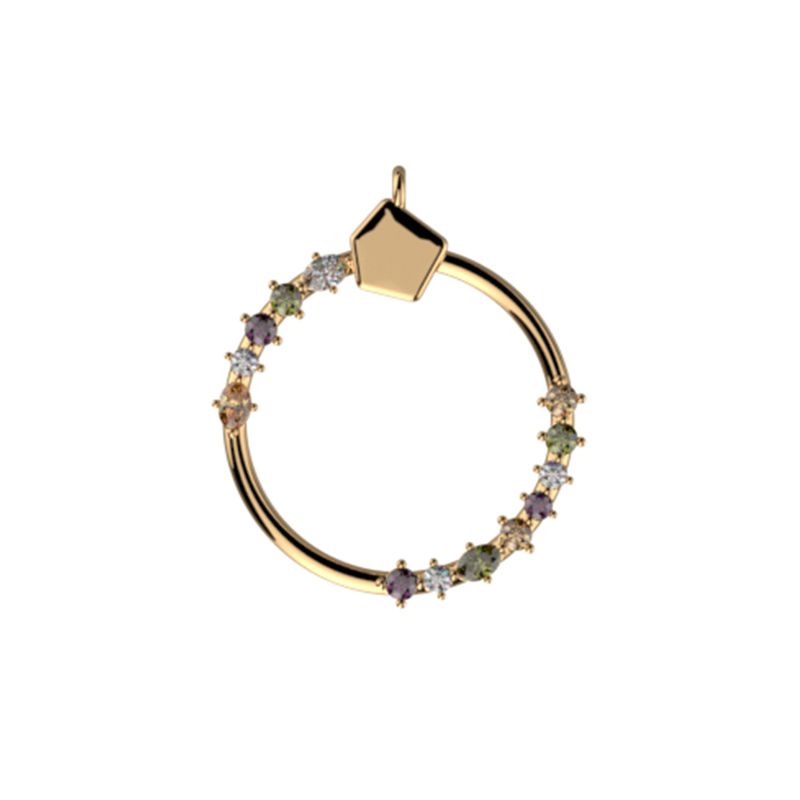 Pendentif femme les cadettes rÊve laiton doré - pendentifs - edora