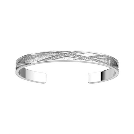 Bracelet laiton: jonc laiton & manchette laiton, bijoux laiton - joncs - edora - 1