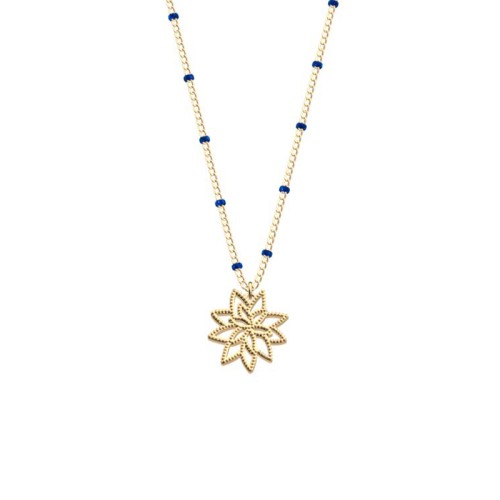 Collier Femme LES CADETTES NÉNUPHAR Laiton Doré