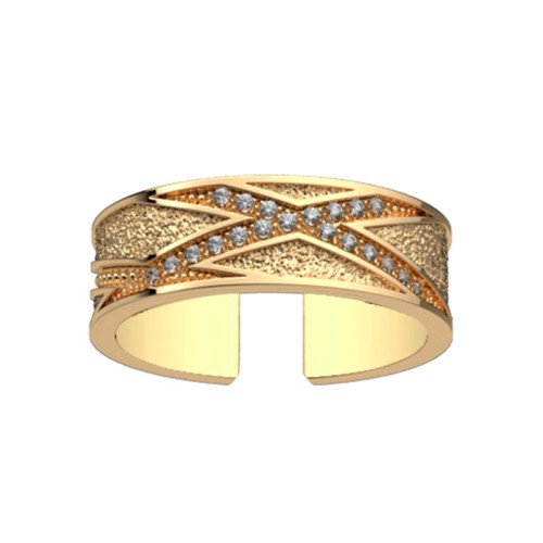 Bague Femme LES CADETTES LIENS PRÉCIEUSE Laiton Doré