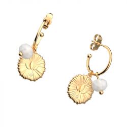 Boucles d’oreilles or, argent, fantaisie & diamant - matières (5) - boucles-d-oreilles-femme - edora - 2