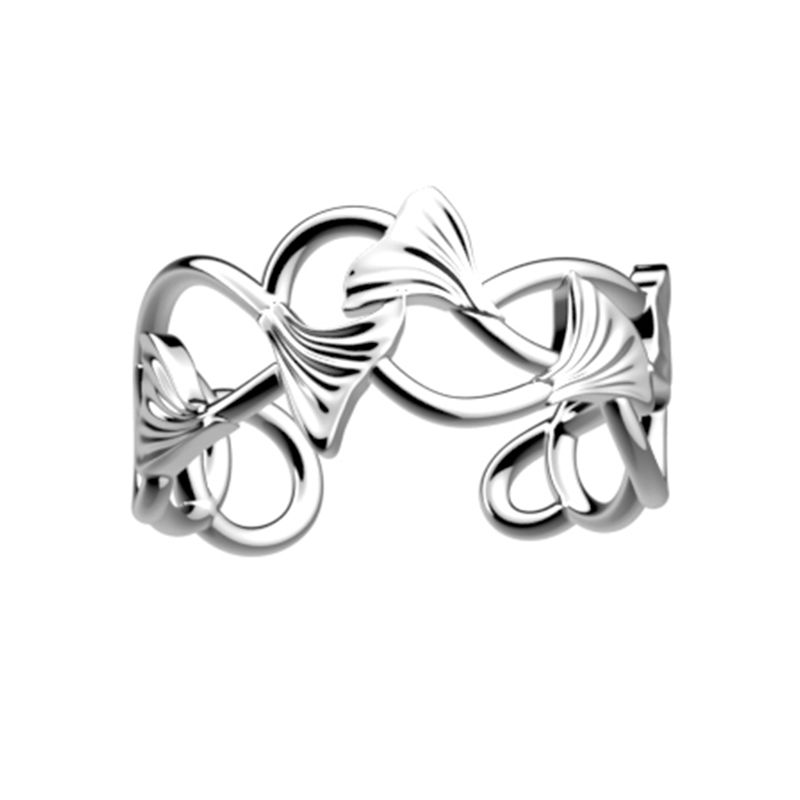 Bague femme les cadettes flamenco laiton argenté - plus-de-bagues-femmes - edora