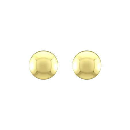 Boucles d'oreilles femme puces boules or 750/1000 jaune – puces