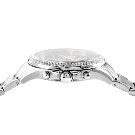 Montre chronographe femme tommy hilfiger haven acier argenté – chronographes