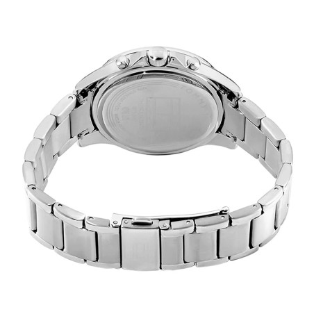 Montre chronographe femme tommy hilfiger haven acier argenté – chronographes