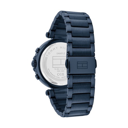 Montre chronographe femme tommy hilfiger emily acier bleu – chronographes