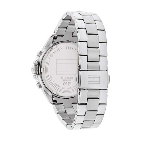 Montre chronographe femme tommy hilfiger mellie acier argenté – chronographes