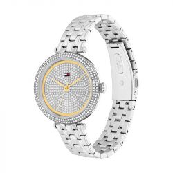 Montre femme tommy hilfiger natalie argent acier argenté - analogiques - edora - 1
