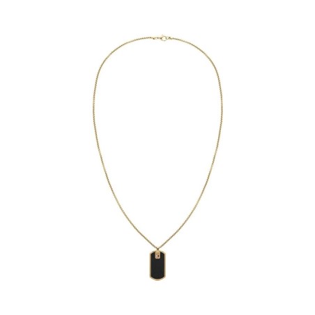 Collier plaque homme tommy hilfiger acier doré – tous nos colliers homme