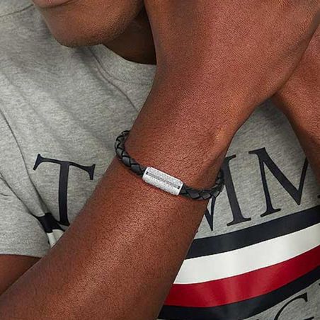 Bracelet or & argent, bracelet plaqué or, bracelet cuir & tissu - plus-de-bracelets-hommes - edora - 2