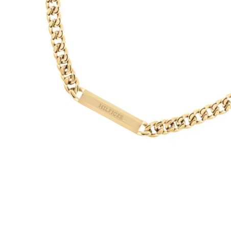 Collier homme tommy hilfiger clash acier doré – tous nos colliers homme