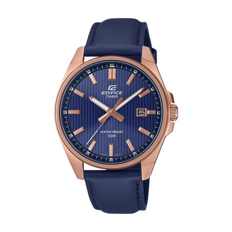 Montre homme casio edifice classic cuir bleu – analogiques