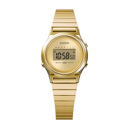 Montre digitale femme casio collection mini acier doré – digitales