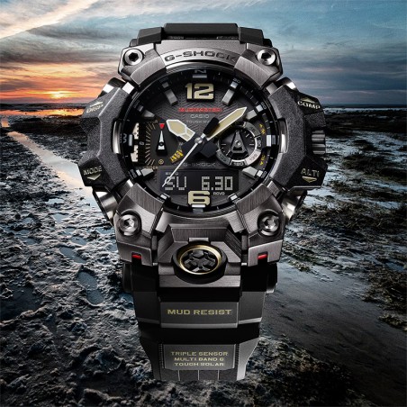 Montre connectée ana-digitale homme g-shock classic résine noire – connectées
