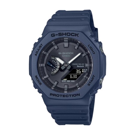 Montre connectée ana-digitale homme g-shock résine bleue – connectées