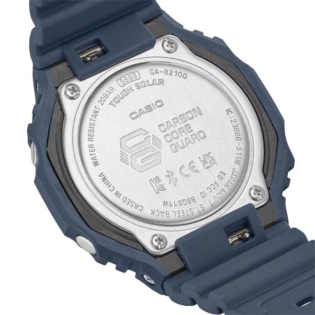 Montre connectée ana-digitale homme g-shock résine bleue – connectées