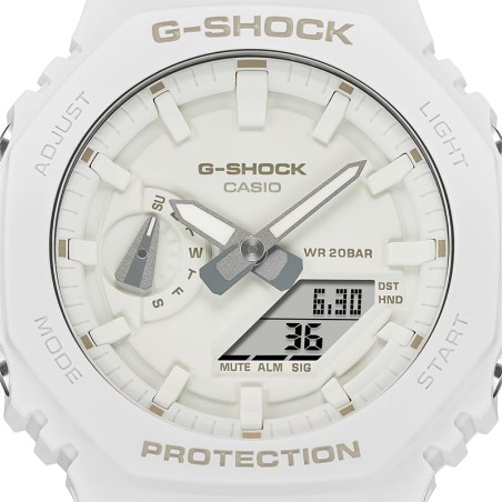 Montre ana-digitale homme g-shock classic résine blanche – digitales
