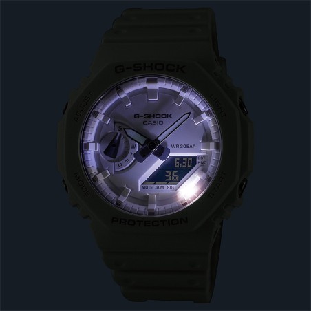 Montre ana-digitale homme g-shock classic résine blanche – digitales