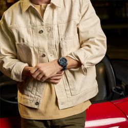 Montre chronographe solaire homme casio edifice cuir noir - solaires - edora - 1