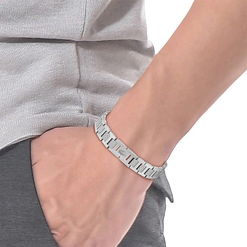 Bracelet Homme 19CM LACOSTE METROPOLE L Acier Argenté