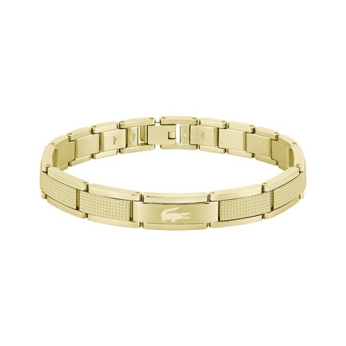 Bracelet Maillons Homme 19CM LACOSTE STENCIL Acier Doré