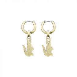 Créoles homme lacoste arthor acier doré - accueil - edora - 0