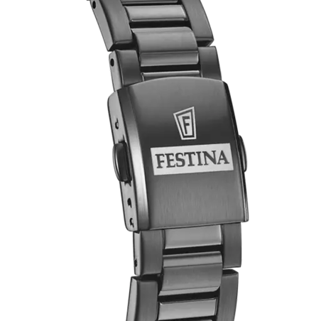 Montre automatique homme festina automatic acier noir – montres squelettes