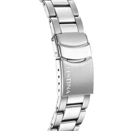 Montre homme festina multifunction collection noir acier argenté – analogiques