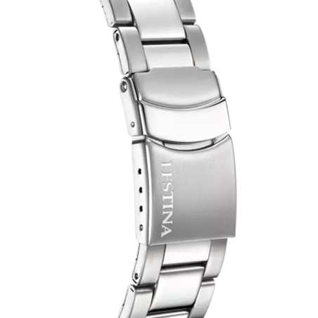 Montre homme festina multifunction collection vert acier argenté – accueil