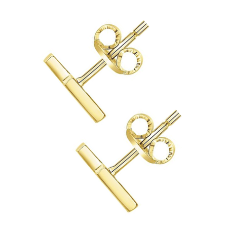 Boucles d’oreilles femme edora plaqué or spinelles rouges – puces