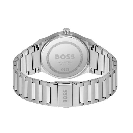 Montre homme boss candor bleu acier argenté – analogiques