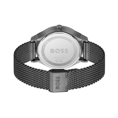 Montre homme boss tyler noir acier noir – analogiques
