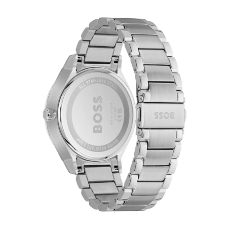 Montre homme boss tyler bleu acier argenté – analogiques